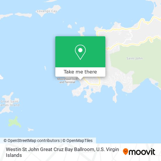 Westin St John Great Cruz Bay Ballroom map