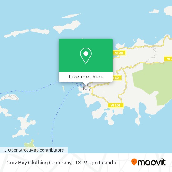 Cruz Bay Clothing Company map