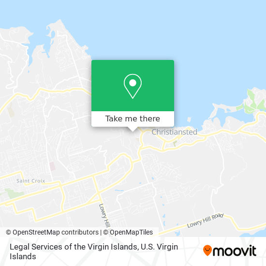 Legal Services of the Virgin Islands map
