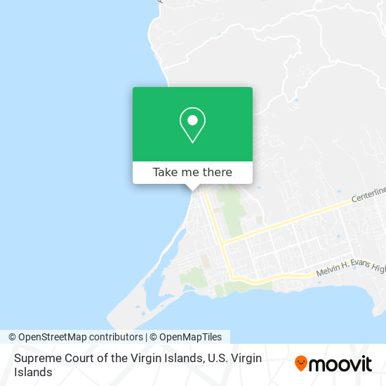 Supreme Court of the Virgin Islands map