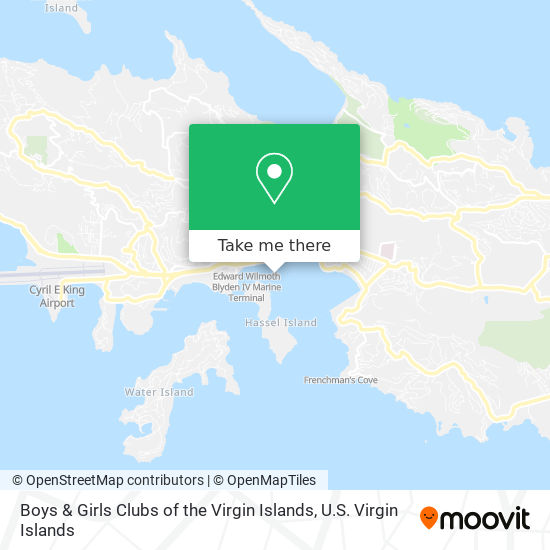 Boys & Girls Clubs of the Virgin Islands map