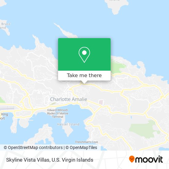 Skyline Vista Villas map