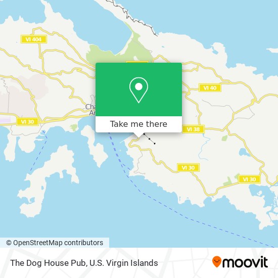 The Dog House Pub map