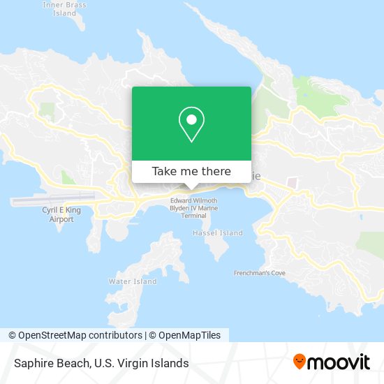Saphire Beach map