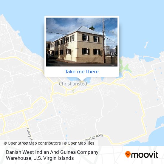 Mapa Danish West Indian And Guinea Company Warehouse