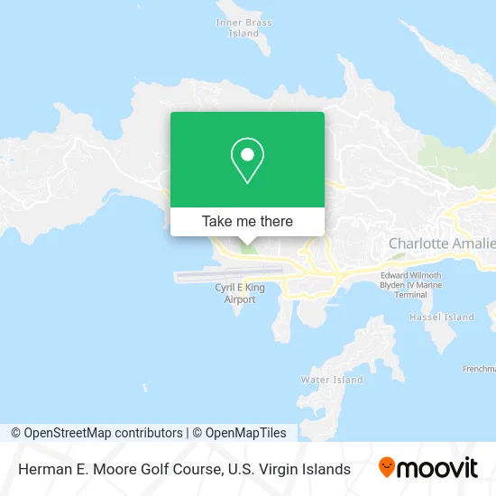 Herman E. Moore Golf Course map