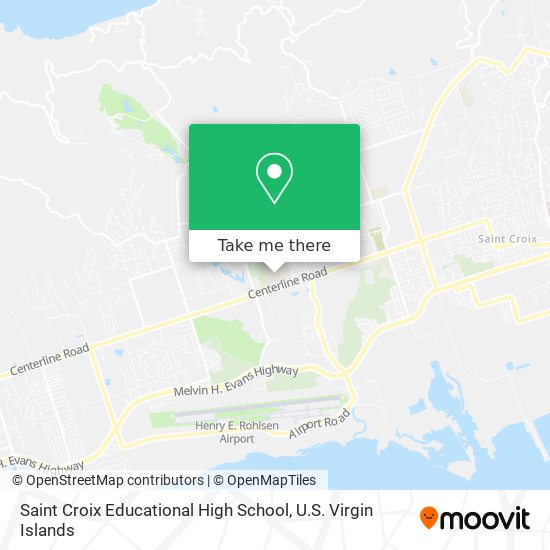 Mapa Saint Croix Educational High School