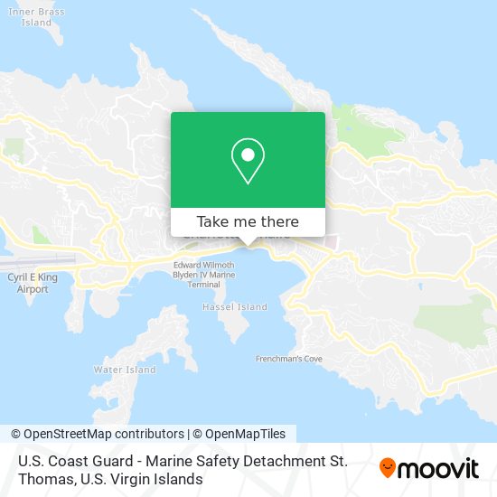 U.S. Coast Guard - Marine Safety Detachment St. Thomas map