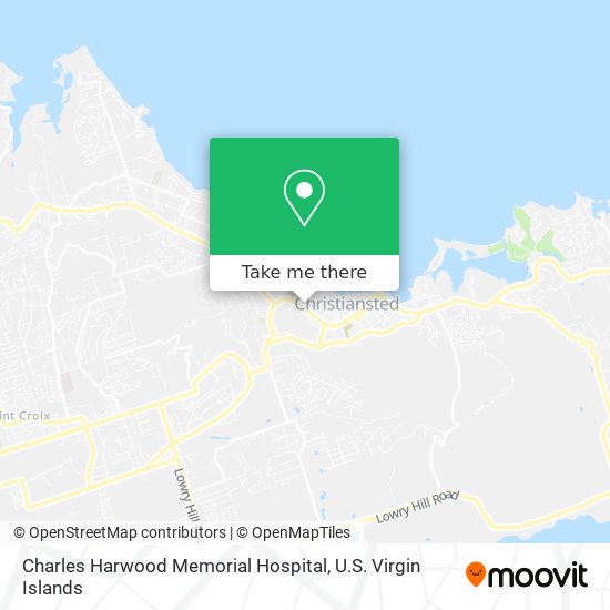 Charles Harwood Memorial Hospital map
