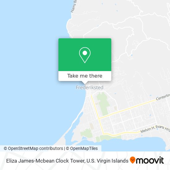 Mapa Eliza James-Mcbean Clock Tower