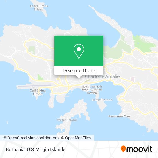 Bethania map