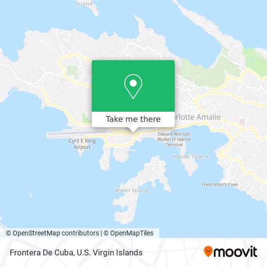 Frontera De Cuba map
