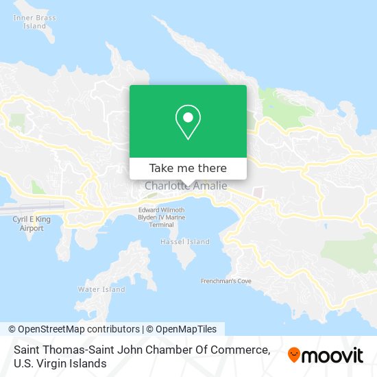 Saint Thomas-Saint John Chamber Of Commerce map