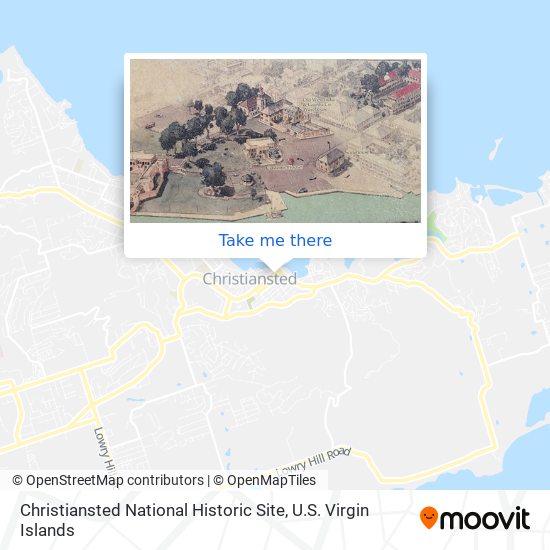 Christiansted National Historic Site map