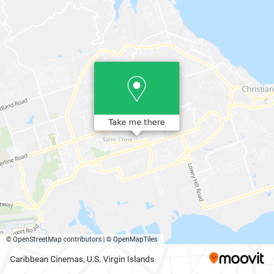 Mapa Caribbean Cinemas