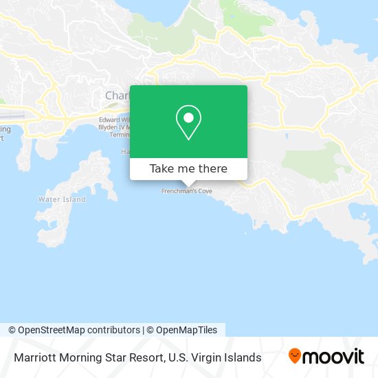 Marriott Morning Star Resort map