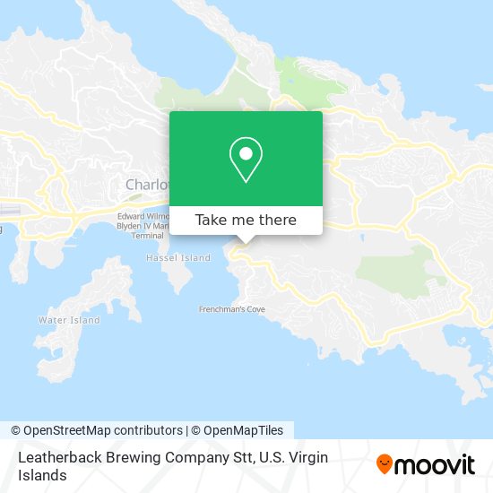 Leatherback Brewing Company Stt map
