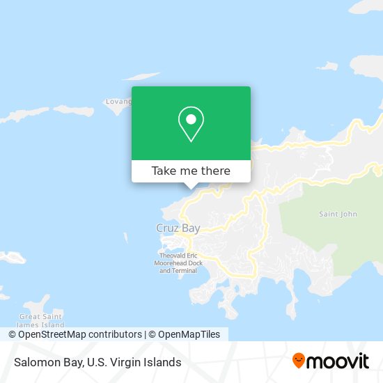 Mapa Salomon Bay