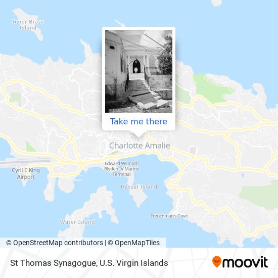 St Thomas Synagogue map