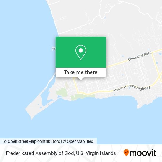Frederiksted Assembly of God map