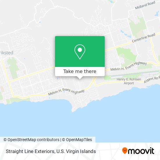 Straight Line Exteriors map