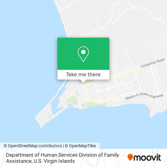 Department of Human Services Division of Family Assistance map