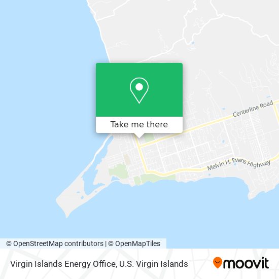 Virgin Islands Energy Office map