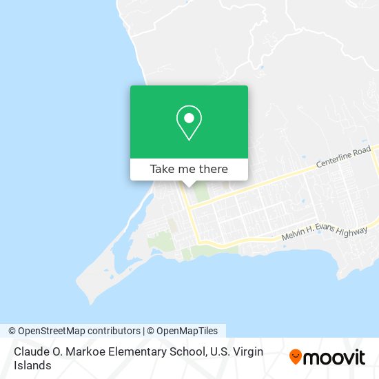 Claude O. Markoe Elementary School map
