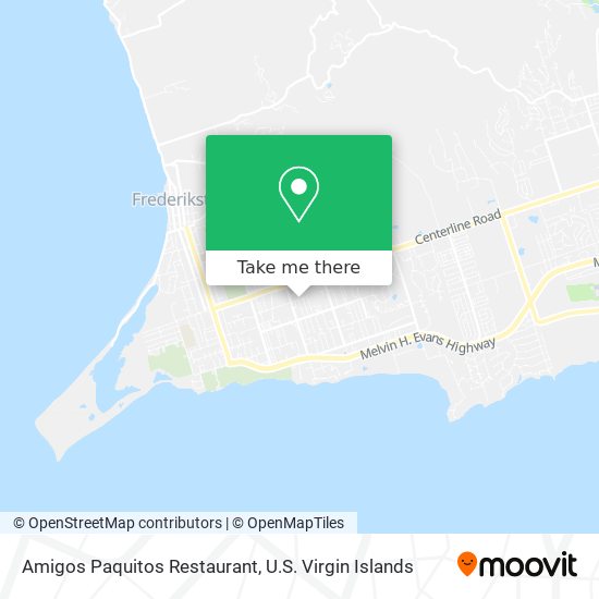 Mapa Amigos Paquitos Restaurant