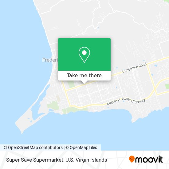 Mapa Super Save Supermarket
