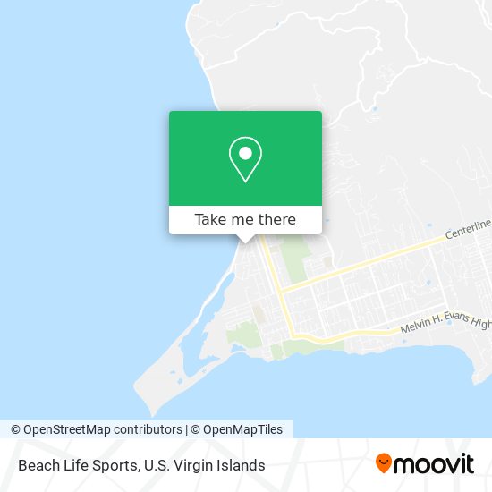 Beach Life Sports map