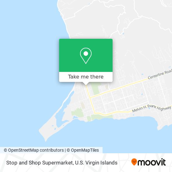 Mapa Stop and Shop Supermarket