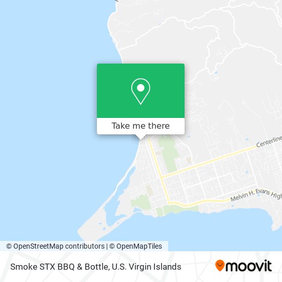 Smoke STX BBQ & Bottle map