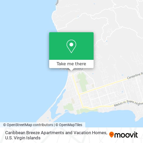 Caribbean Breeze Apartments and Vacation Homes map