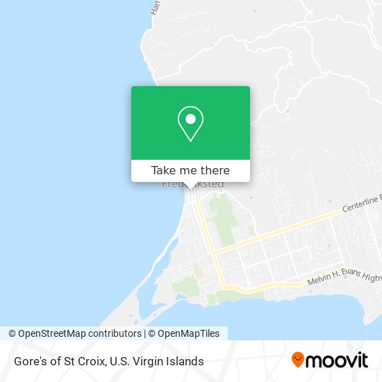 Gore's of St Croix map
