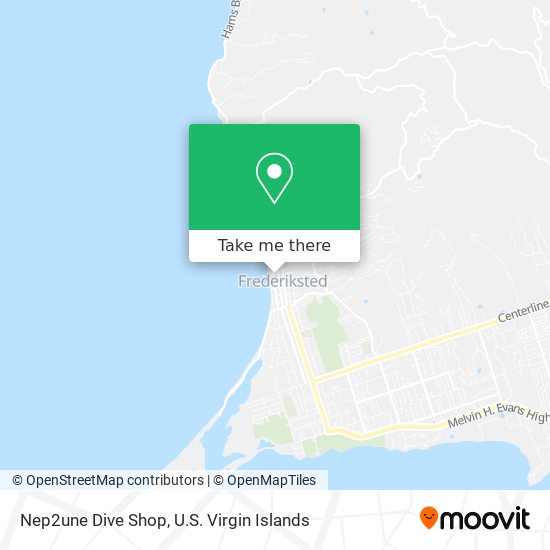 Nep2une Dive Shop map