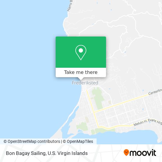 Bon Bagay Sailing map