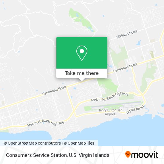 Consumers Service Station map