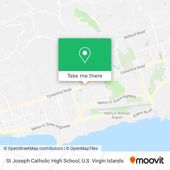 St Joseph Catholic High School map