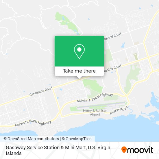 Mapa Gasaway Service Station & Mini Mart