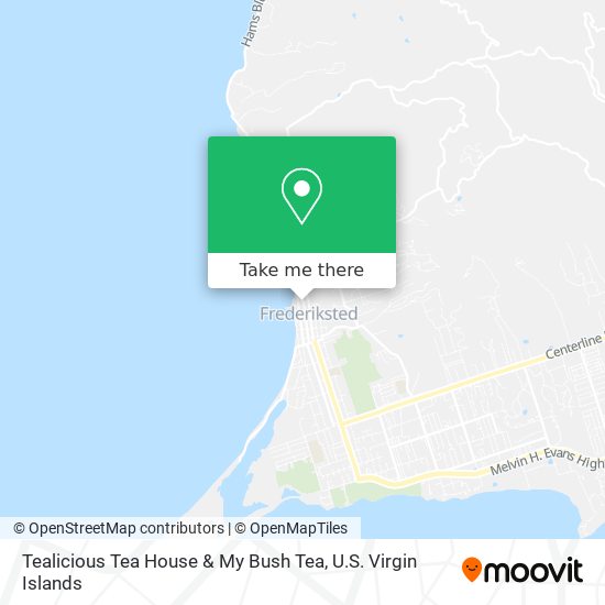 Tealicious Tea House & My Bush Tea map