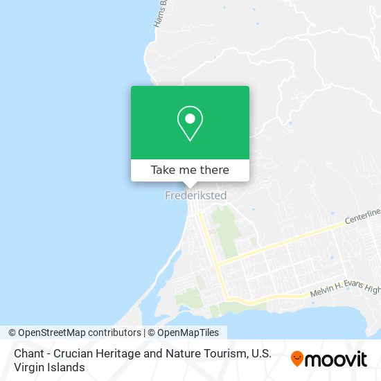 Chant - Crucian Heritage and Nature Tourism map