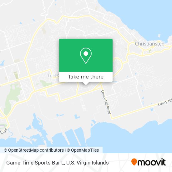 Game Time Sports Bar L map