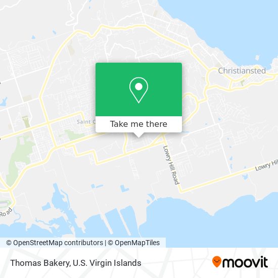 Mapa Thomas Bakery