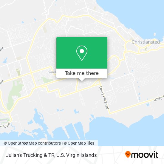 Mapa Julian's Trucking & TR