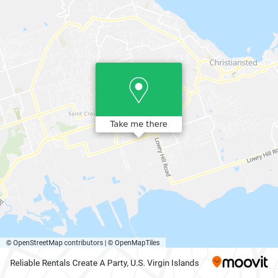 Reliable Rentals Create A Party map