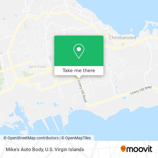 Mapa Mike's Auto Body