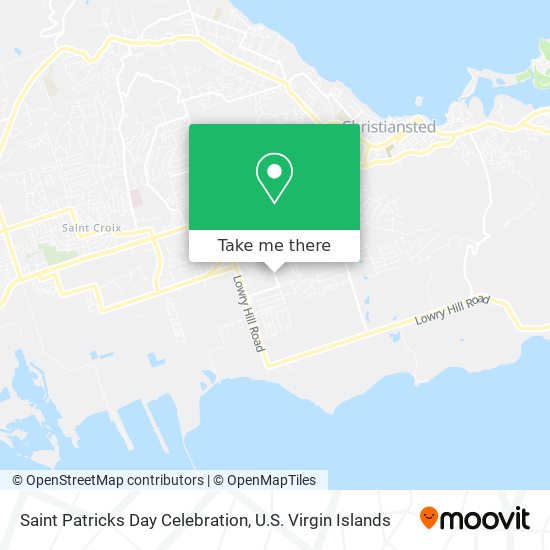 Mapa Saint Patricks Day Celebration