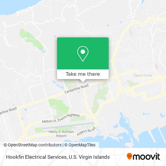 Hookfin Electrical Services map