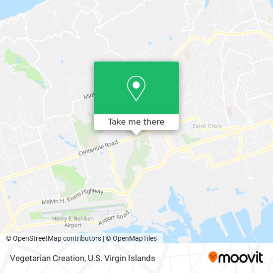 Vegetarian Creation map